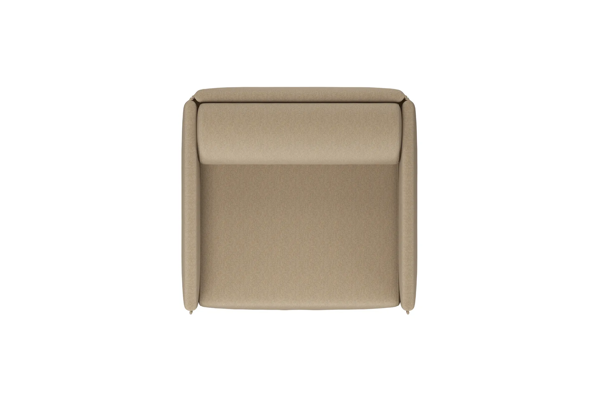 Cadeira Palo Block Single-seater Low, Beige Hem