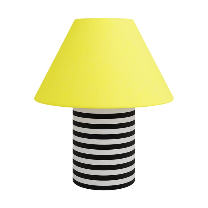Candeeiro de mesa Toto Large 64 cm - Wax yellow-black & white stripes - Hem