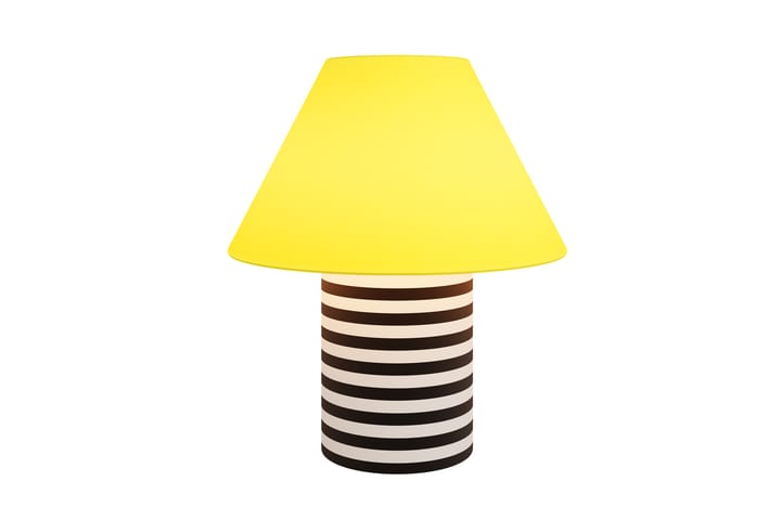 Candeeiro de mesa Toto Large 64 cm, Wax yellow-black & white stripes Hem