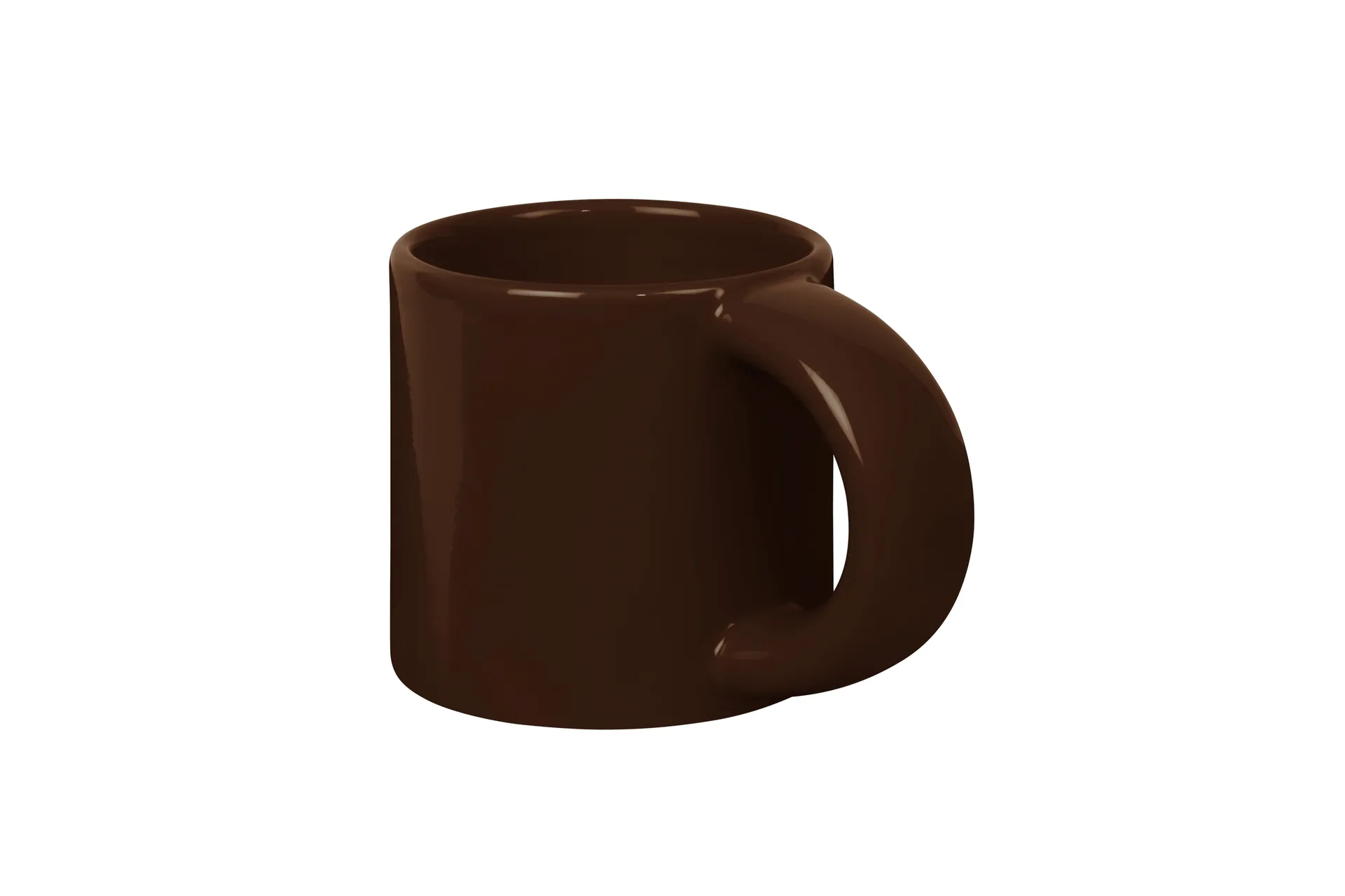Caneca Bronto 30 cl 2 un., Brown Hem