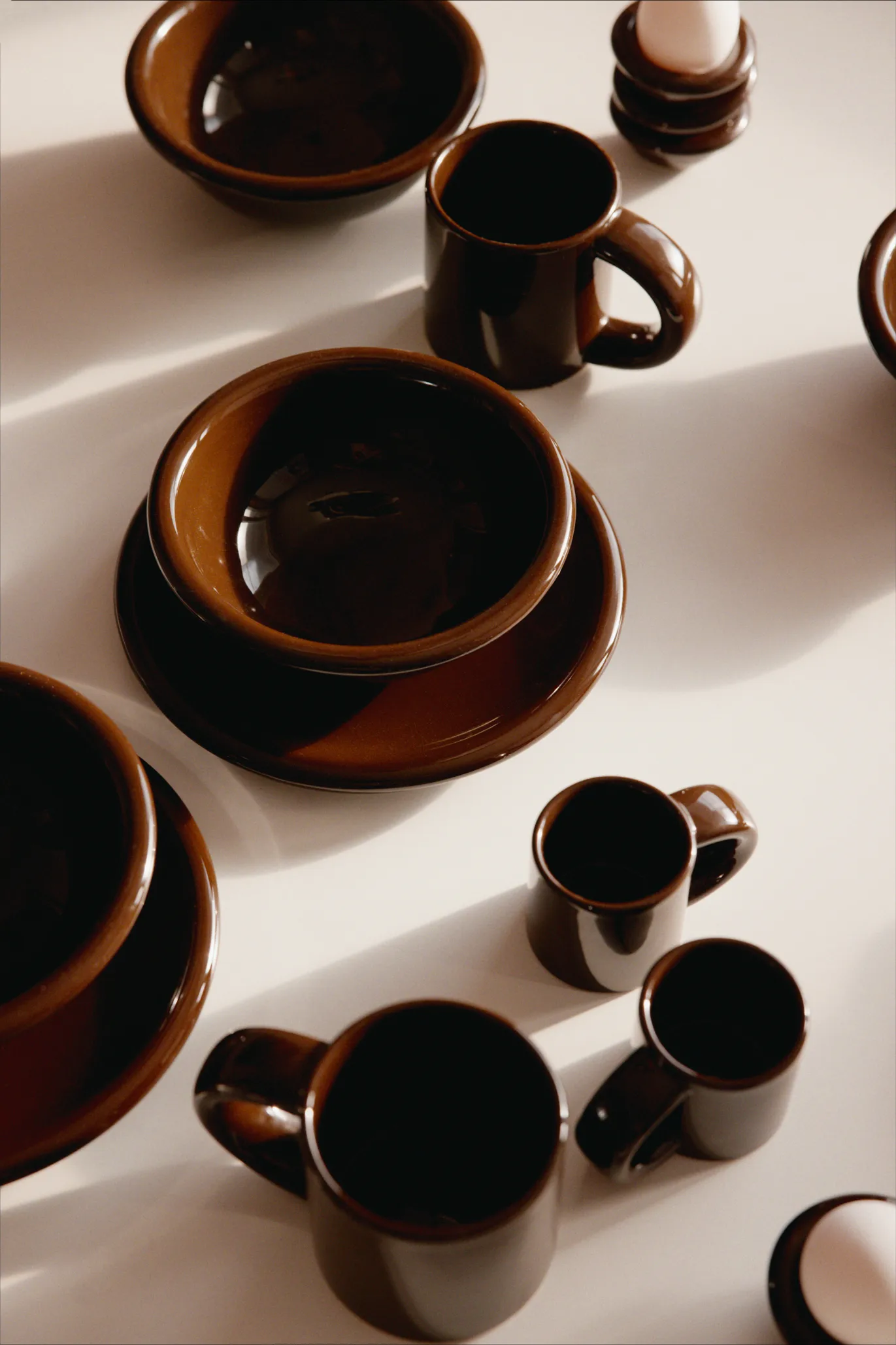 Caneca Bronto 30 cl 2 un., Brown Hem