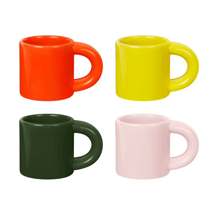 Chávena de expresso Bronto 10 cl 4 un. - Multi - Hem