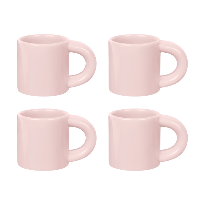Chávena de expresso Bronto 10 cl 4 un. - Pink - Hem