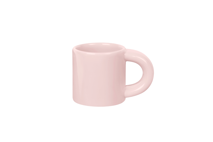 Chávena de expresso Bronto 10 cl 4 un., Pink Hem