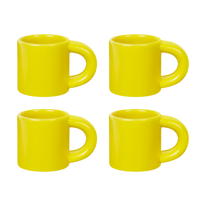 Chávena de expresso Bronto 10 cl 4 un. - Yellow - Hem