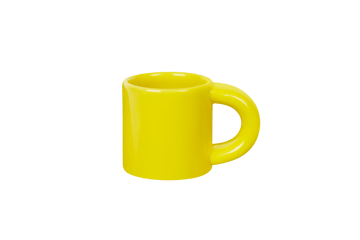 Chávena de expresso Bronto 10 cl 4 un. - Yellow - Hem