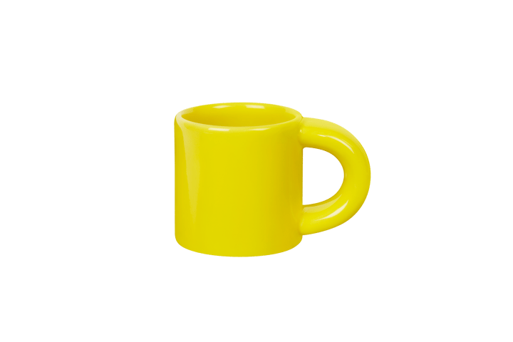 Chávena de expresso Bronto 10 cl 4 un., Yellow Hem
