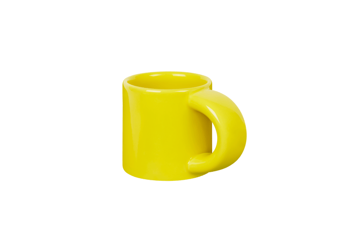 Chávena de expresso Bronto 10 cl 4 un., Yellow Hem