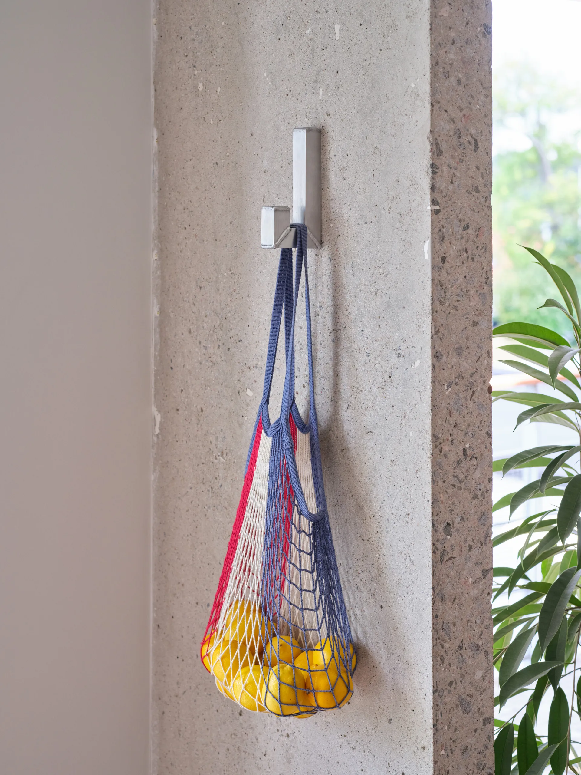 Gancho Tig Single, Alumínio escovado Hem