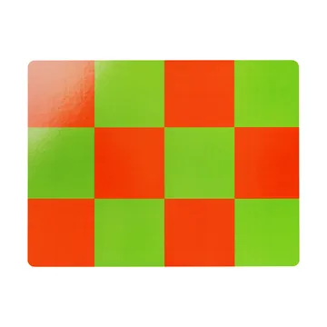 Individual de mesa Check 30x40 cm 2 un. - Red-green - Hem