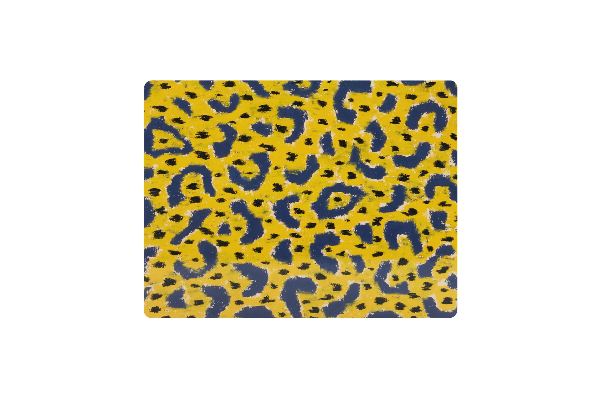 Individual de mesa Monster 30x40 cm 2 un., Ochre yellow-grey-black Hem