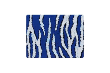 Individual de mesa Monster 30x40 cm 2 un. - Ultramarine blue-white - Hem