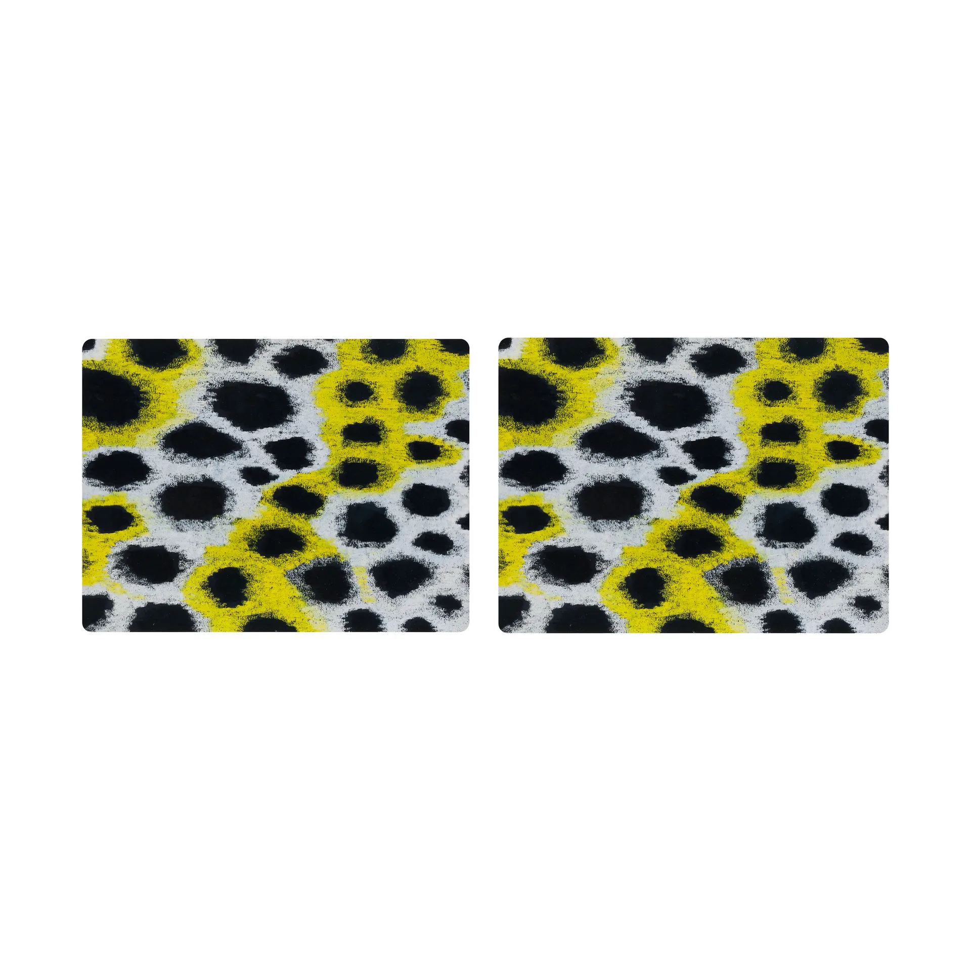 Individual de mesa Monster 30x40 cm 2 un., White-yellow-black Hem