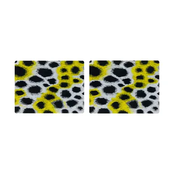 Individual de mesa Monster 30x40 cm 2 un. - White-yellow-black - Hem