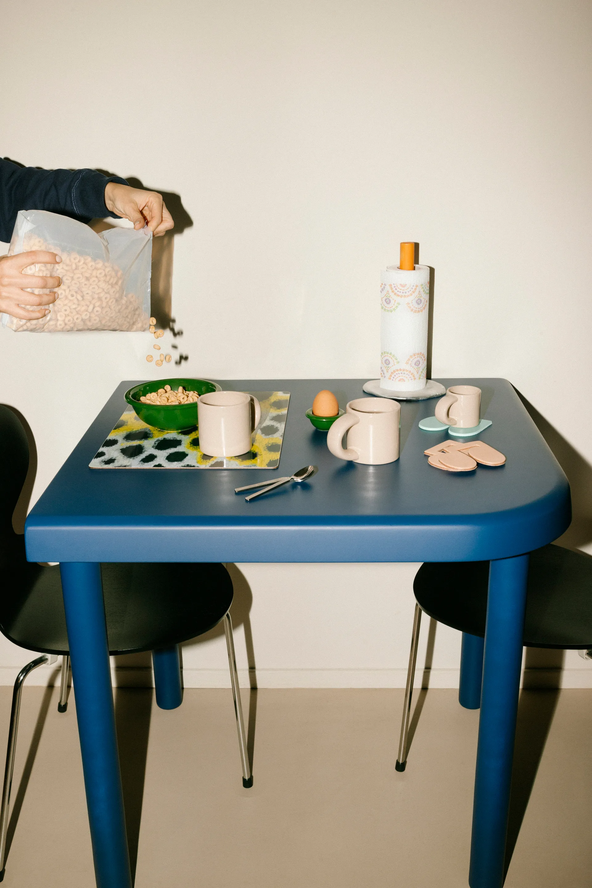 Individual de mesa Monster 30x40 cm 2 un., White-yellow-black Hem