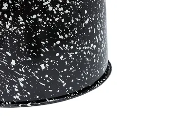 Last banco redondo Ø32x44 cm - Black-white splatter - Hem