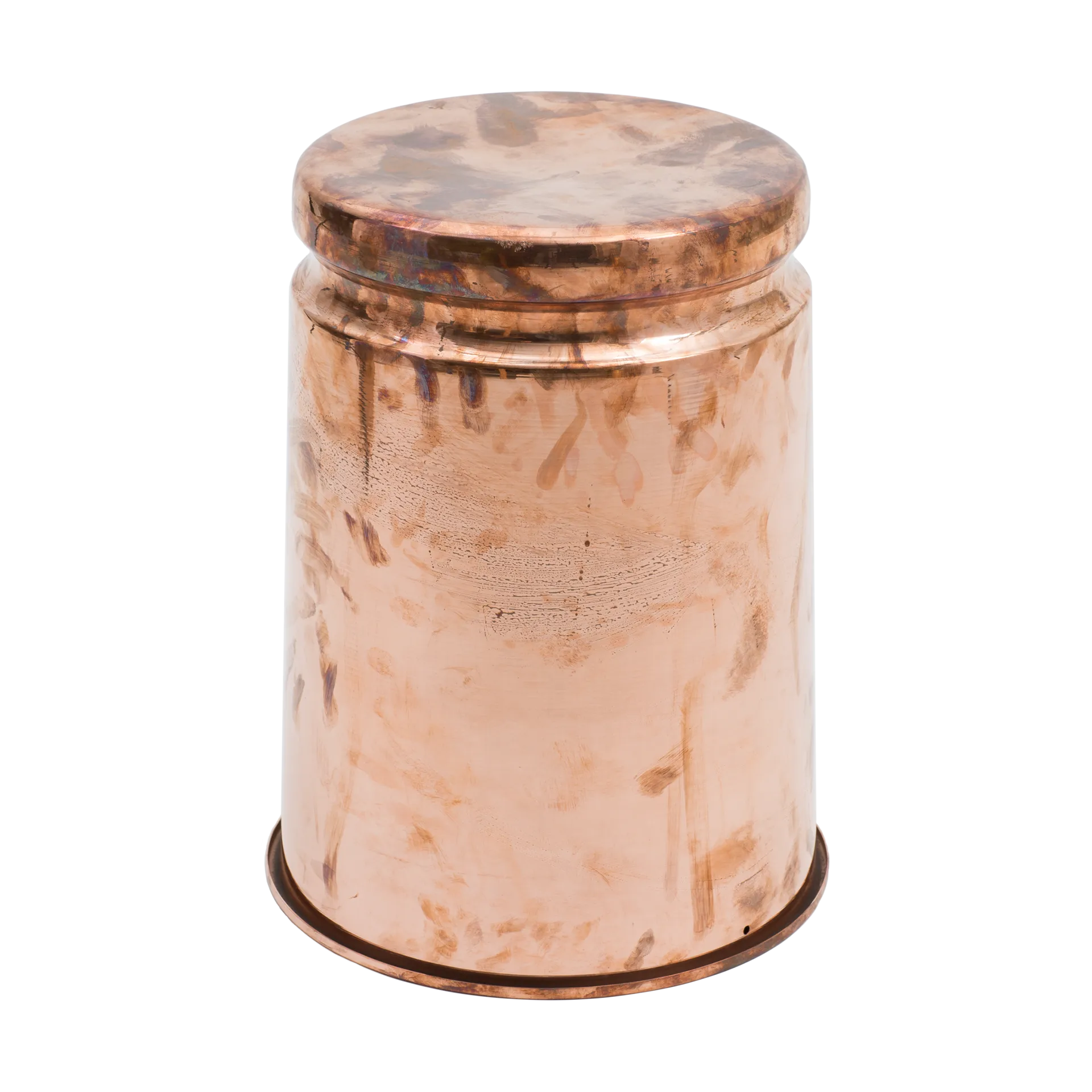 Last banco redondo Ø32x44 cm, Copper Hem