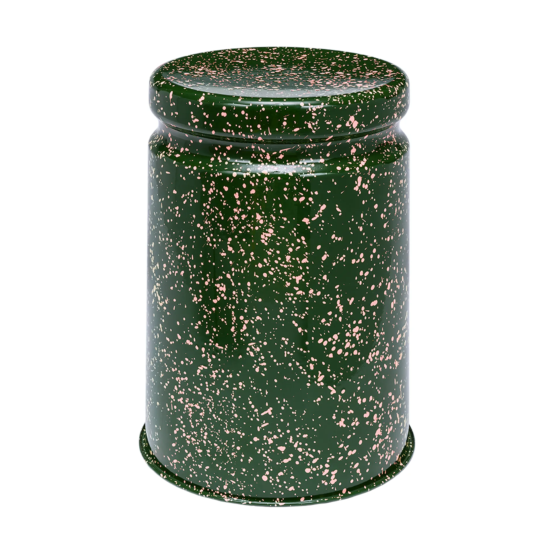 Last banco redondo Ø32x44 cm, Green-pink splatter Hem