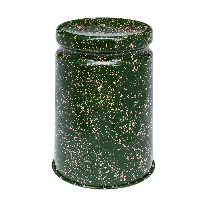 Last banco redondo Ø32x44 cm - Green-pink splatter - Hem