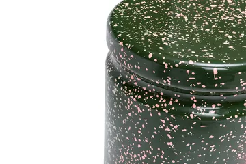 Last banco redondo Ø32x44 cm - Green-pink splatter - Hem