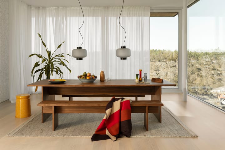 Mesa de jantar Bookmatch 220 cm, Nogueira Hem