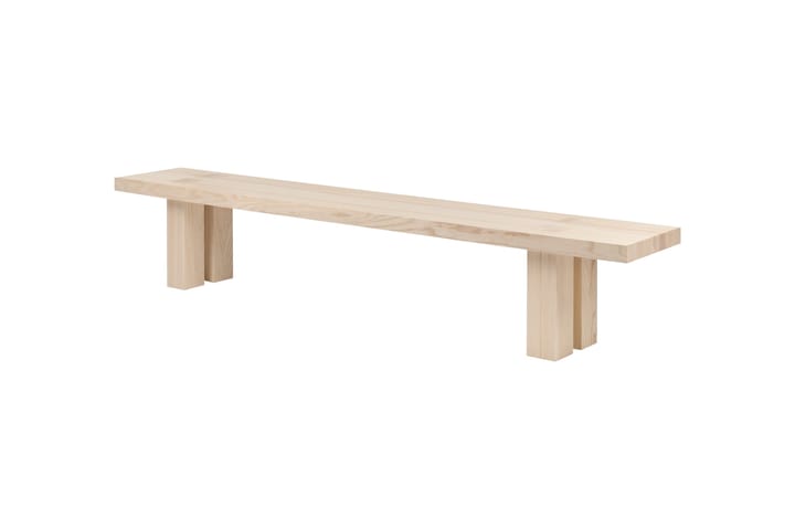 Mesa de jantar Max com bancos 250 cm, Freixo Hem