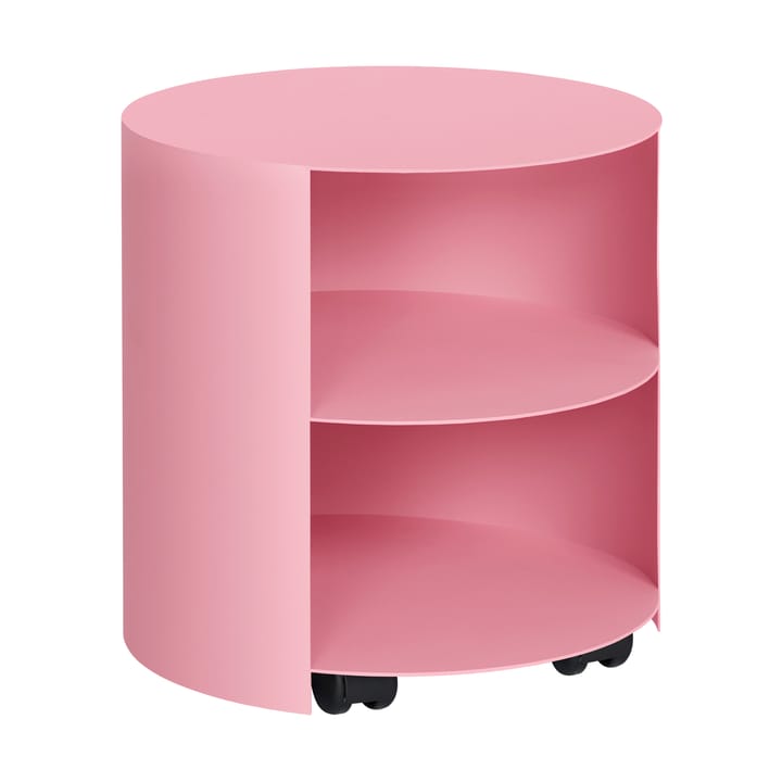 Mesa lateral Hide Ø38x41 cm - Light pink textured - Hem