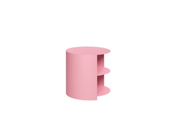 Mesa lateral Hide Ø38x41 cm - Light pink textured - Hem