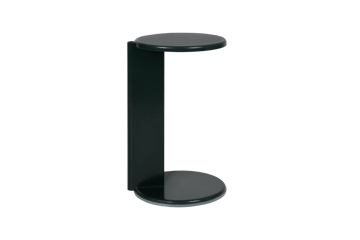 Mesa lateral Lolly 56 cm - Black green gloss - Hem