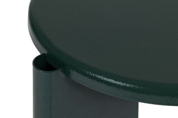 Mesa lateral Lolly 56 cm - Black green gloss - Hem