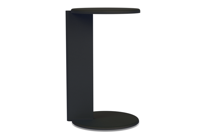 Mesa lateral Lolly 56 cm, Black grey matte Hem