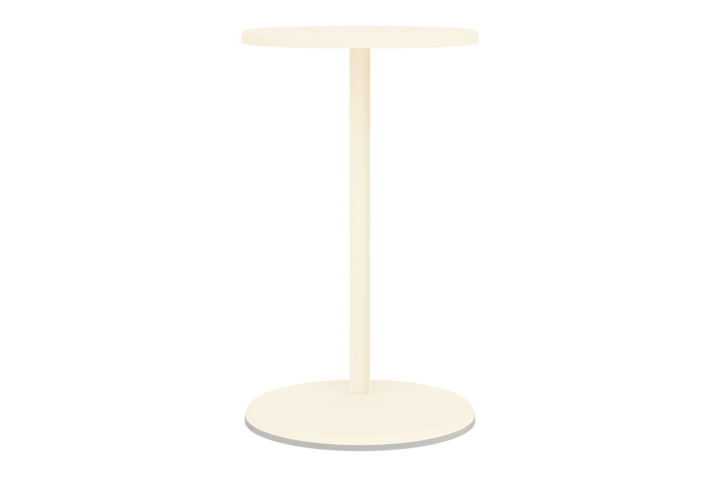Mesa lateral Lolly 56 cm, Cream matte Hem