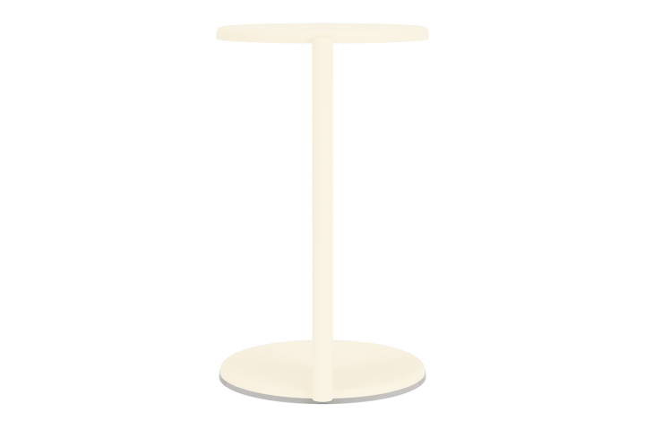 Mesa lateral Lolly 56 cm, Cream matte Hem
