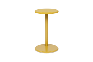 Mesa lateral Lolly 56 cm - Ochre yellow gloss - Hem