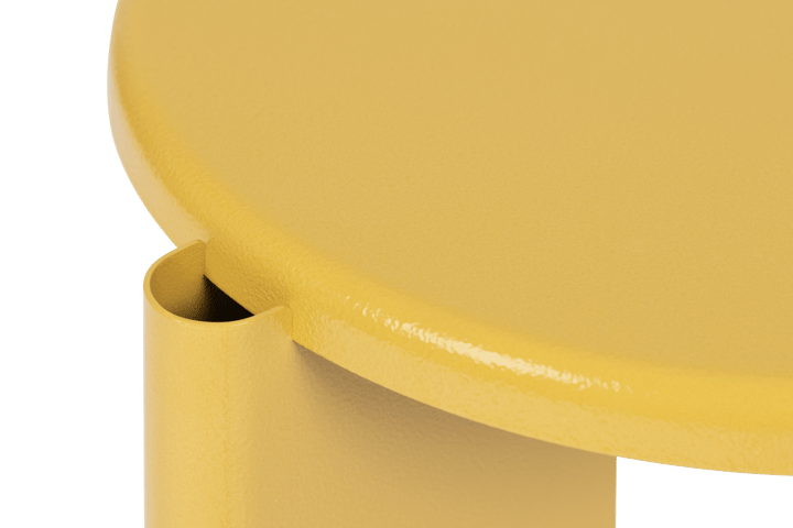 Mesa lateral Lolly 56 cm, Ochre yellow gloss Hem