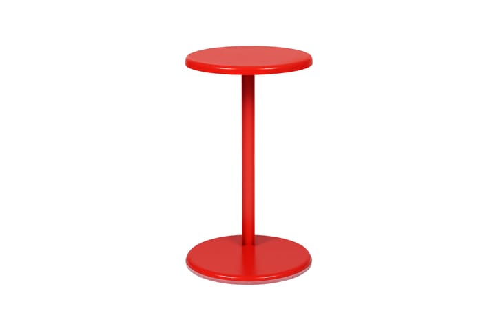 Mesa lateral Lolly 56 cm, Traffic red gloss Hem