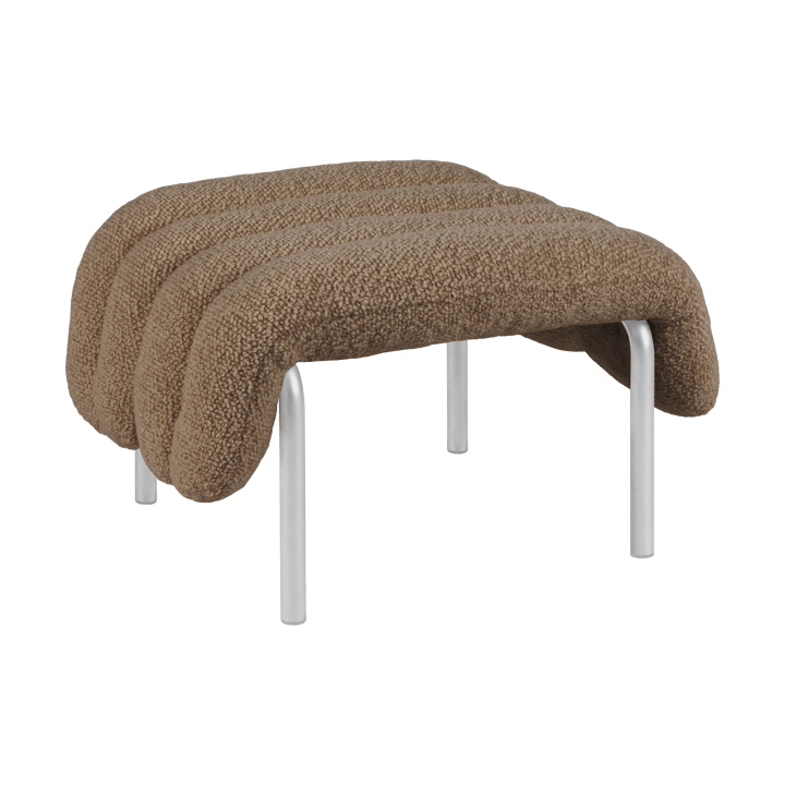 Otomano Puffy 58x67 cm - Sawdust-aço inoxidável - Hem