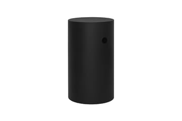 Pedestal Hide Ø38x68 cm - Jet black textured - Hem