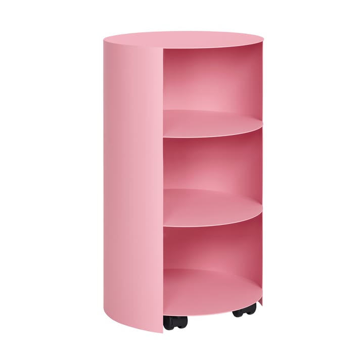 Pedestal Hide Ø38x68 cm - Light pink textured - Hem
