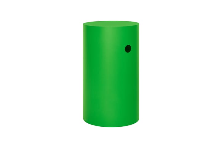 Pedestal Hide Ø38x68 cm, Pure green textured Hem