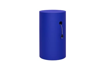 Pedestal Hide Ø38x68 cm - Ultramarine blue textured - Hem