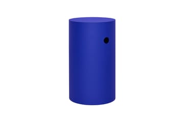 Pedestal Hide Ø38x68 cm - Ultramarine blue textured - Hem