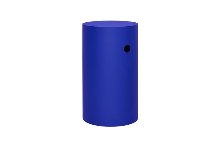 Pedestal Hide Ø38x68 cm, Ultramarine blue textured Hem