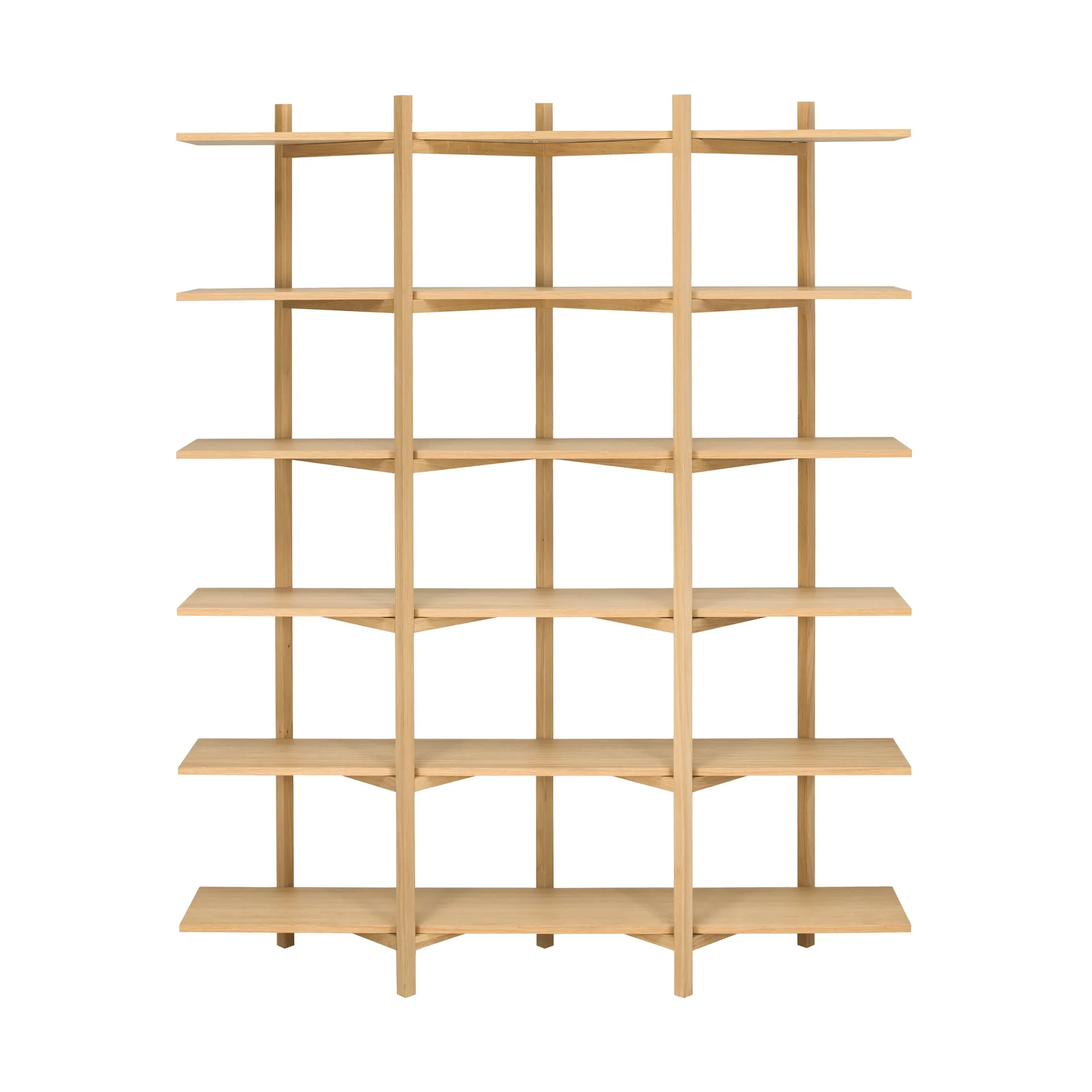 Prateleira Zig Zag High 175x214 cm, Carvalho Hem