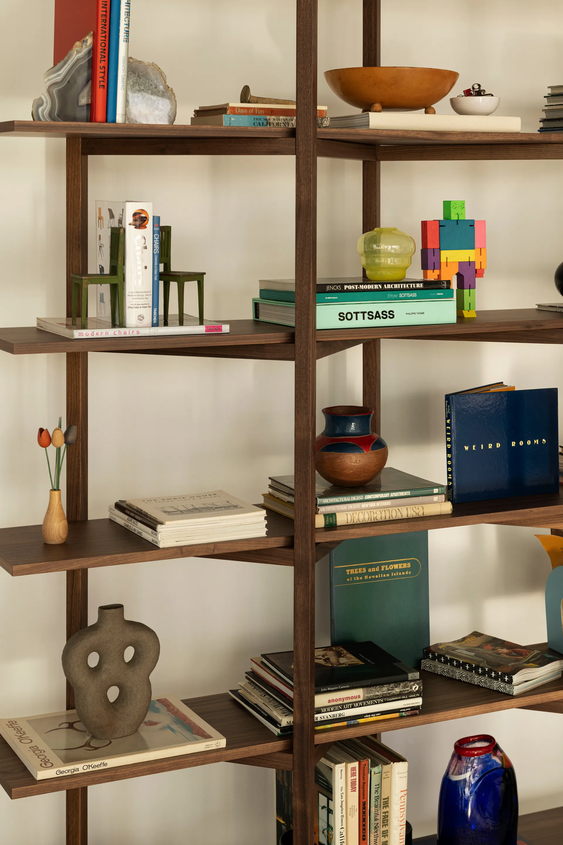 Prateleira Zig Zag High 175x214 cm, Nogueira Hem