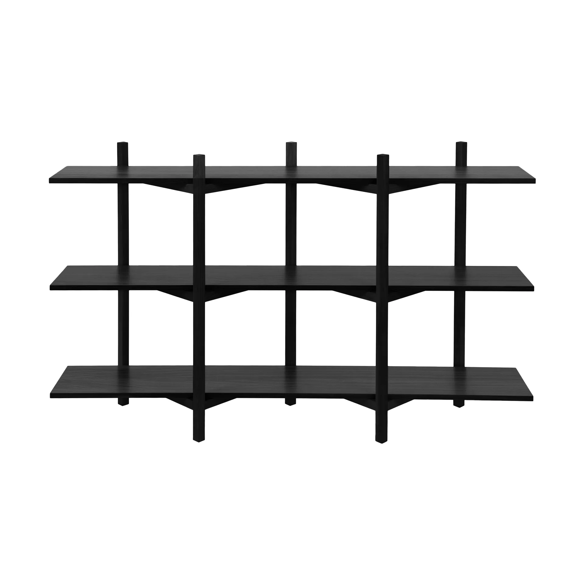 Prateleira Zig Zag Low 175x100 cm, Black Hem