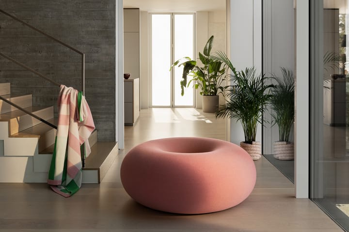 Pufe Boa Ø114 cm, Cotton candy Hem