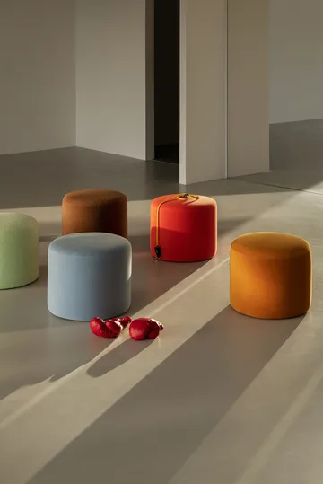 Pufe Bon Ø50x41 cm - Sawdust - Hem