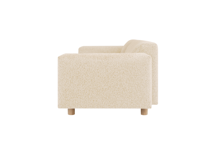 Sofá Koti de 2 lugares 200 cm, Eggshell Hem