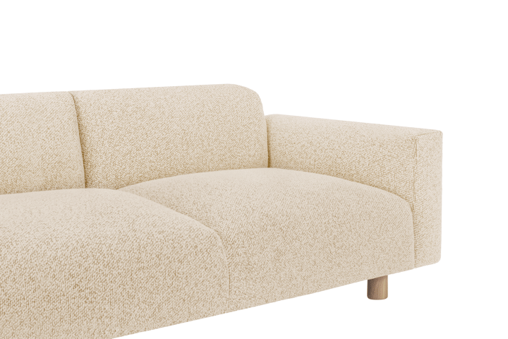 Sofá Koti de 2 lugares 200 cm, Eggshell Hem